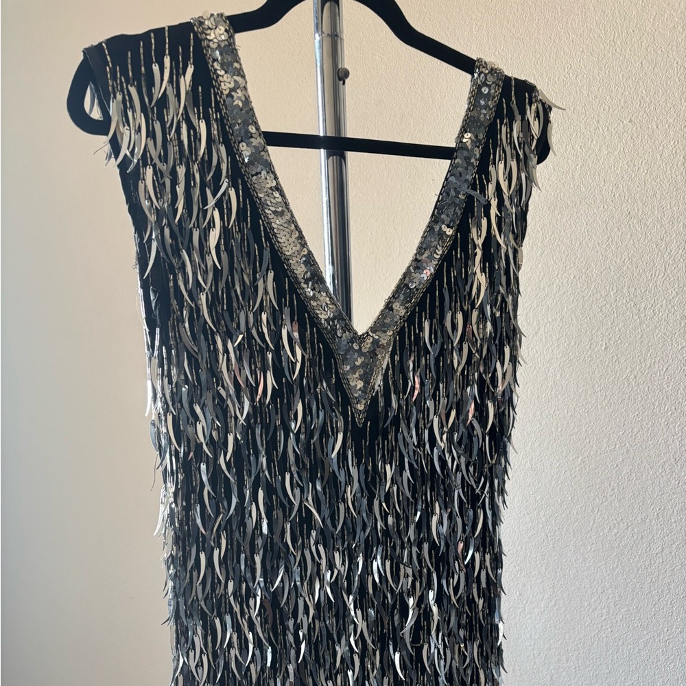 Vintage SHO MAX sequins party dress
